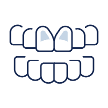 Icon of dentures